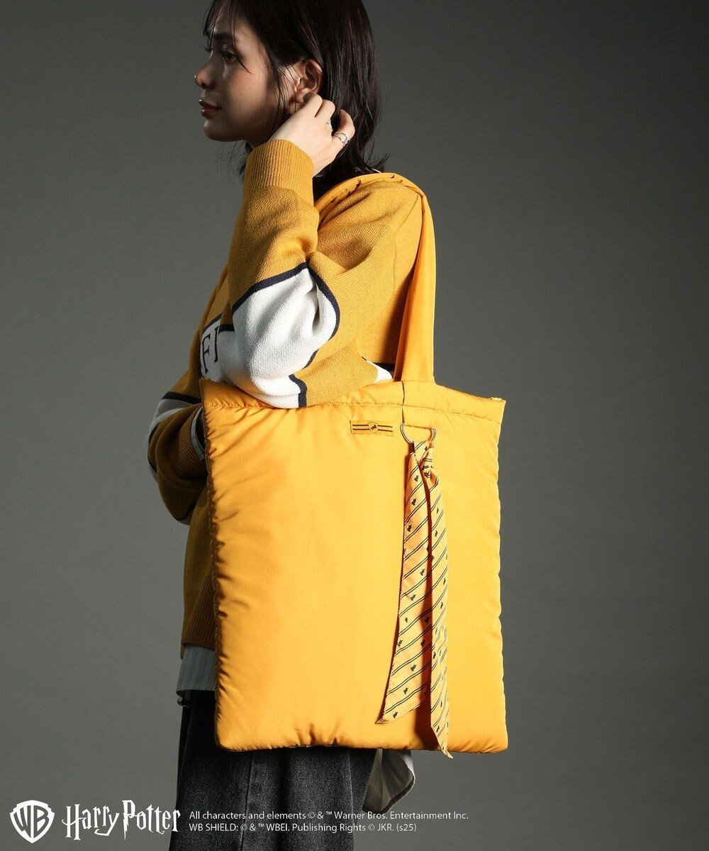 【グリーンパークス/Green Parks】のハリー・ポッター/パフィートートBag インテリア・キッズ・メンズ・レディースファッション・服の通販 founy(ファニー) 　ファッション　Fashion　レディースファッション　Fashion for Women　バッグ　Bags　おすすめ　Recommended / Our Picks　ポケット　Pocket, Pocket Detail　モチーフ　Motif, Design Theme　Yellow|ID: prp329100004746067 ipo3291000000034312145
