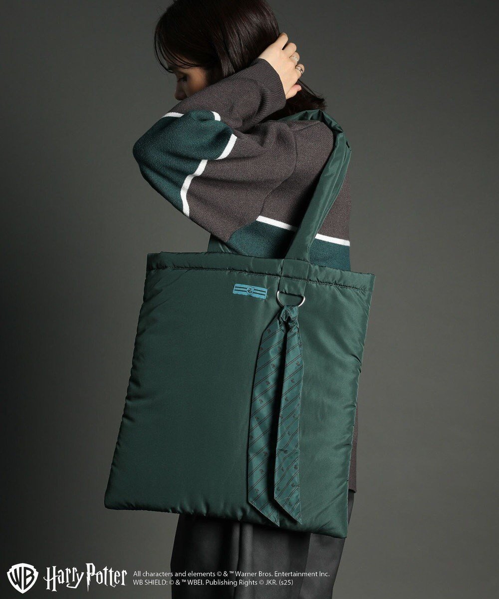 【グリーンパークス/Green Parks】のハリー・ポッター/パフィートートBag インテリア・キッズ・メンズ・レディースファッション・服の通販 founy(ファニー) 　ファッション　Fashion　レディースファッション　Fashion for Women　バッグ　Bags　おすすめ　Recommended / Our Picks　ポケット　Pocket, Pocket Detail　モチーフ　Motif, Design Theme　Green|ID: prp329100004746067 ipo3291000000034312146