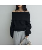 【グリーンパークス/Green Parks】のオフショルダーニット 人気、トレンドファッション・服の通販 founy(ファニー) ファッション Fashion レディースファッション Fashion for Women トップス・カットソー Cut & Sew Tops ニット Knit Tops & Sweaters おすすめ Recommended / Our Picks セーター Sweater, Knitwear デニム Denim, Jeans Material フィット Fit, Slim Fit フェミニン Feminine, Girly ボトム Bottoms, Lower Wear ポケット Pocket, Pocket Detail ワイド Wide, Wide Fit A/W・秋冬 Autumn/Winter thumbnail Black|ID: prp329100004746071 ipo3291000000034312159