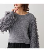 【グリーンパークス/Green Parks】の・furry rate ラメフェザー袖フリンジニット 人気、トレンドファッション・服の通販 founy(ファニー) ファッション Fashion レディースファッション Fashion for Women トップス・カットソー Cut & Sew Tops ニット Knit Tops & Sweaters おすすめ Recommended / Our Picks スリーブ Sleeve, Long Sleeve / Short Sleeve セーター Sweater, Knitwear フェザー Feather, Feather Detail フェザーヤーン Feather Yarn, Fluffy Yarn ボトム Bottoms, Lower Wear ポケット Pocket, Pocket Detail 今季 This Season, Current Season A/W・秋冬 Autumn/Winter thumbnail Gray|ID: prp329100004746072 ipo3291000000034312168