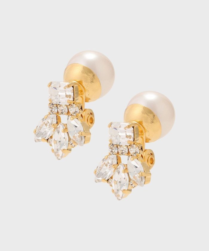 【グレース コンチネンタル/GRACE CONTINENTAL】のビジューパールイヤークリップ インテリア・キッズ・メンズ・レディースファッション・服の通販 founy(ファニー) https://founy.com/ ファッション Fashion レディースファッション Fashion for Women ジュエリー Jewelry ファッションリング Fashion Rings イヤリング・フープ・ドロップタイプ Hoop, Drop & Clip Earrings アクセサリー Fashion Accessories イヤリング Earrings パール Pearl, Pearl Accent |ID: prp329100004746077 ipo3291000000034312183