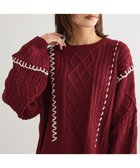 【グリーンパークス/Green Parks】の・ELENCARE DUE ハンドステッチケーブルニッ 人気、トレンドファッション・服の通販 founy(ファニー) ファッション Fashion レディースファッション Fashion for Women トップス・カットソー Cut & Sew Tops ニット Knit Tops & Sweaters おすすめ Recommended / Our Picks ショルダー Shoulder, Shoulder Strap セーター Sweater, Knitwear トレンド Trend, Trending Now ドロップ Drop Shoulder, Dropped Style ハンド Hand, Handmade バランス Balance, Style Balance フォルム Silhouette, Form ボトム Bottoms, Lower Wear ポケット Pocket, Pocket Detail 今季 This Season, Current Season A/W・秋冬 Autumn/Winter thumbnail Bordeaux|ID: prp329100004746079 ipo3291000000034536892