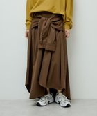 【グリーンパークス/Green Parks】の・ELENCARE DUE 袖付デザインスカート Brown|ID: prp329100004746084 ipo3291000000034312213