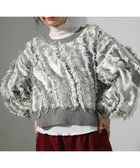 【グリーンパークス/Green Parks】の・ELENCARE DUE フリンジジャカードニット 人気、トレンドファッション・服の通販 founy(ファニー) ファッション Fashion レディースファッション Fashion for Women トップス・カットソー Cut & Sew Tops ニット Knit Tops & Sweaters おすすめ Recommended / Our Picks シンプル Simple, Minimal セーター Sweater, Knitwear フォルム Silhouette, Form ベーシック Basic, Essential ボトム Bottoms, Lower Wear ポケット Pocket, Pocket Detail A/W・秋冬 Autumn/Winter thumbnail Gray|ID: prp329100004746087 ipo3291000000034312227