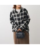 【グリーンパークス/Green Parks】の・ELENCARE DUE 2wayチェックビックシャツ 人気、トレンドファッション・服の通販 founy(ファニー) ファッション Fashion レディースファッション Fashion for Women ワンピース Dresses チュニック Tunic Tops & Dresses グラデーション Gradient, Ombre チェック Check, Plaid, Tartan チュニック Tunic, Long Top ビッグ Big, Oversized ブラウジング Blouson Silhouette, Cinched Waist ボトム Bottoms, Lower Wear ポケット Pocket, Pocket Detail A/W・秋冬 Autumn/Winter thumbnail Black|ID: prp329100004746094 ipo3291000000034312258