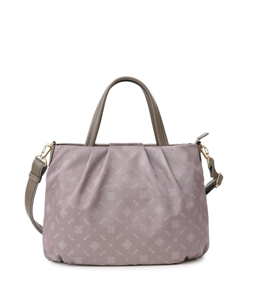 【イビサ/IBIZA】のロゴナイロン 2WAYバッグ インテリア・キッズ・メンズ・レディースファッション・服の通販 founy(ファニー) 　ファッション　Fashion　レディースファッション　Fashion for Women　バッグ　Bags　ショルダー　Shoulder, Shoulder Strap　パターン　Pattern, Design Print　ポケット　Pocket, Pocket Detail　旅行　Travel　ライトパープル|ID: prp329100004746110 ipo3291000000034312314