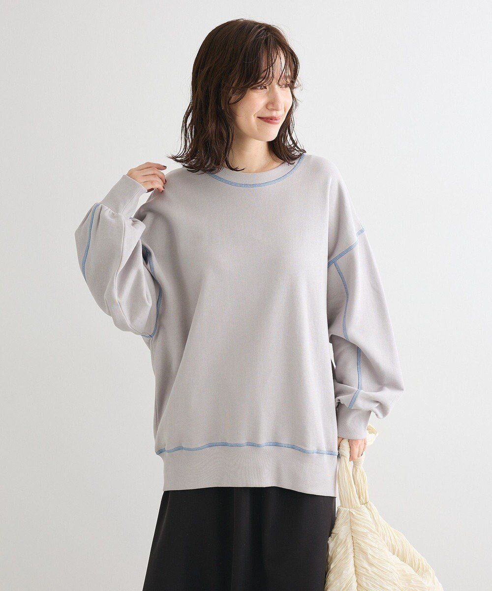 【グリーンパークス/Green Parks】の・SUGAR SPOON カラーstスウェット 人気、トレンドファッション・服の通販 founy(ファニー) 　ファッション　Fashion　レディースファッション　Fashion for Women　トップス・カットソー　Cut & Sew Tops　レディースパーカー・カジュアルフーディー　Casual Hoodies & Sweatshirts　スウェット・クルーネックトップス　Sweatshirts & Crewnecks / Relaxed Fit Sweat Tops　スウェット / スエット　Sweatshirt, Sweatwear　フォルム　Silhouette, Form　ポケット　Pocket, Pocket Detail　A/W・秋冬　Autumn/Winter　 other-1|ID: prp329100004746124 ipo3291000000034312362