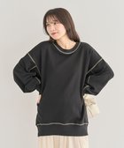 【グリーンパークス/Green Parks】の・SUGAR SPOON カラーstスウェット 人気、トレンドファッション・服の通販 founy(ファニー) ファッション Fashion レディースファッション Fashion for Women トップス・カットソー Cut & Sew Tops レディースパーカー・カジュアルフーディー Casual Hoodies & Sweatshirts スウェット・クルーネックトップス Sweatshirts & Crewnecks / Relaxed Fit Sweat Tops スウェット / スエット Sweatshirt, Sweatwear フォルム Silhouette, Form ポケット Pocket, Pocket Detail A/W・秋冬 Autumn/Winter thumbnail Black|ID: prp329100004746124 ipo3291000000034312369
