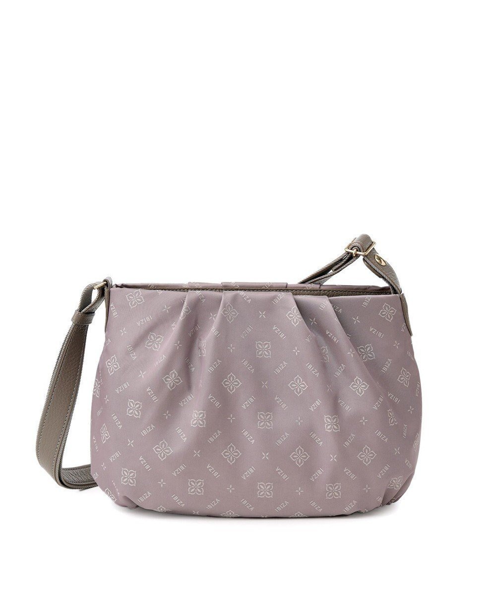 【イビサ/IBIZA】のロゴナイロン ショルダーバッグ インテリア・キッズ・メンズ・レディースファッション・服の通販 founy(ファニー) 　ファッション　Fashion　レディースファッション　Fashion for Women　バッグ　Bags　ショルダー　Shoulder, Shoulder Strap　パターン　Pattern, Design Print　ポケット　Pocket, Pocket Detail　旅行　Travel　ライトパープル|ID: prp329100004746129 ipo3291000000034312387