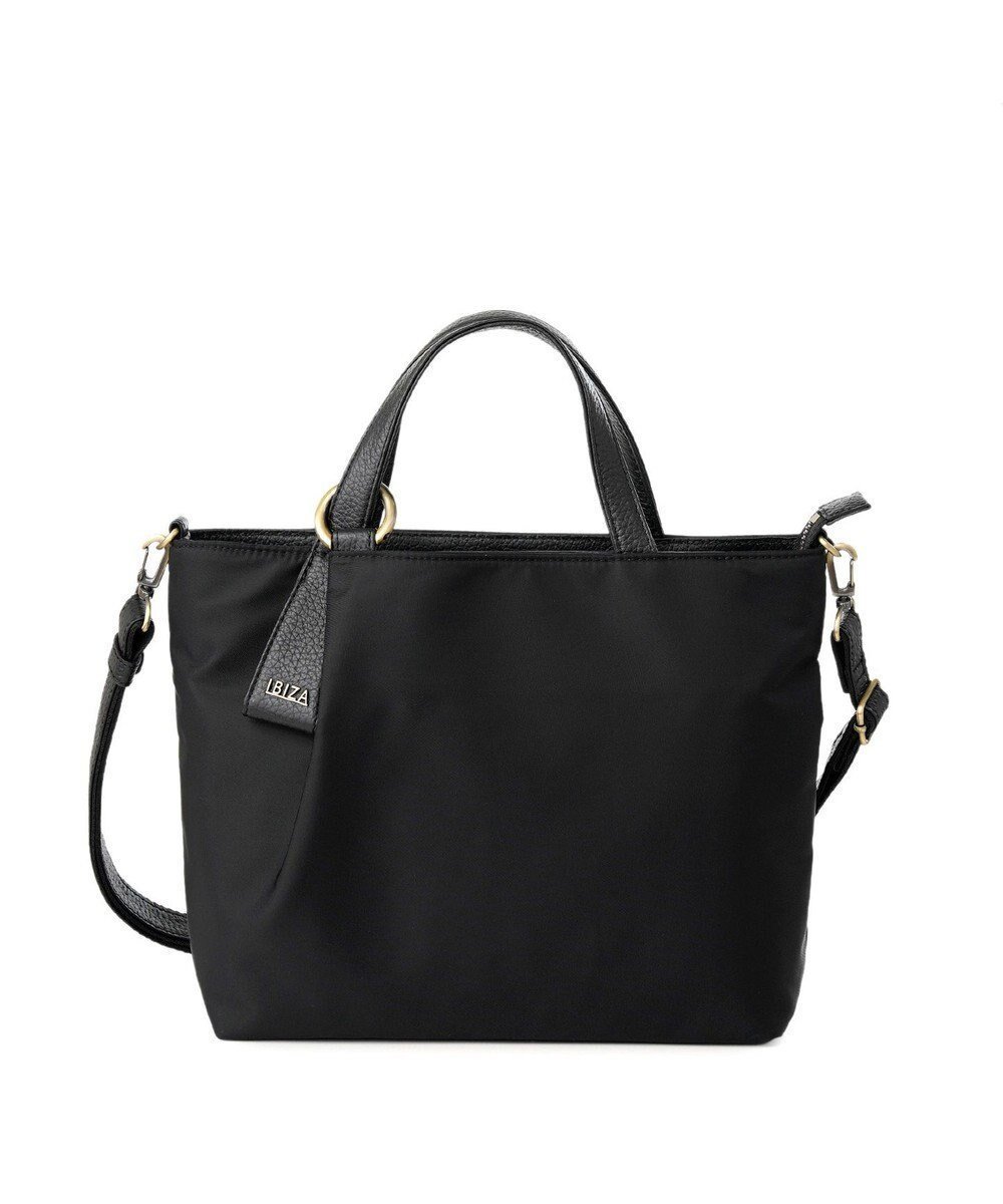 【イビサ/IBIZA】のディアリオ ナイロン 2WAYバッグ インテリア・キッズ・メンズ・レディースファッション・服の通販 founy(ファニー) 　ファッション　Fashion　レディースファッション　Fashion for Women　バッグ　Bags　ショルダー　Shoulder, Shoulder Strap　スマート　Smart, Elegant　ツイル　Twist, Twisted Detail　定番　Standard, Basic Item　人気　Popular, Best Seller　フィット　Fit, Slim Fit　フロント　Front, Front Design　ポケット　Pocket, Pocket Detail　マグネット　Magnet, Magnetic Closure　ワーク　Workwear, Utility Style　エレガント 上品　Elegant　黒|ID: prp329100004746138 ipo3291000000035529991