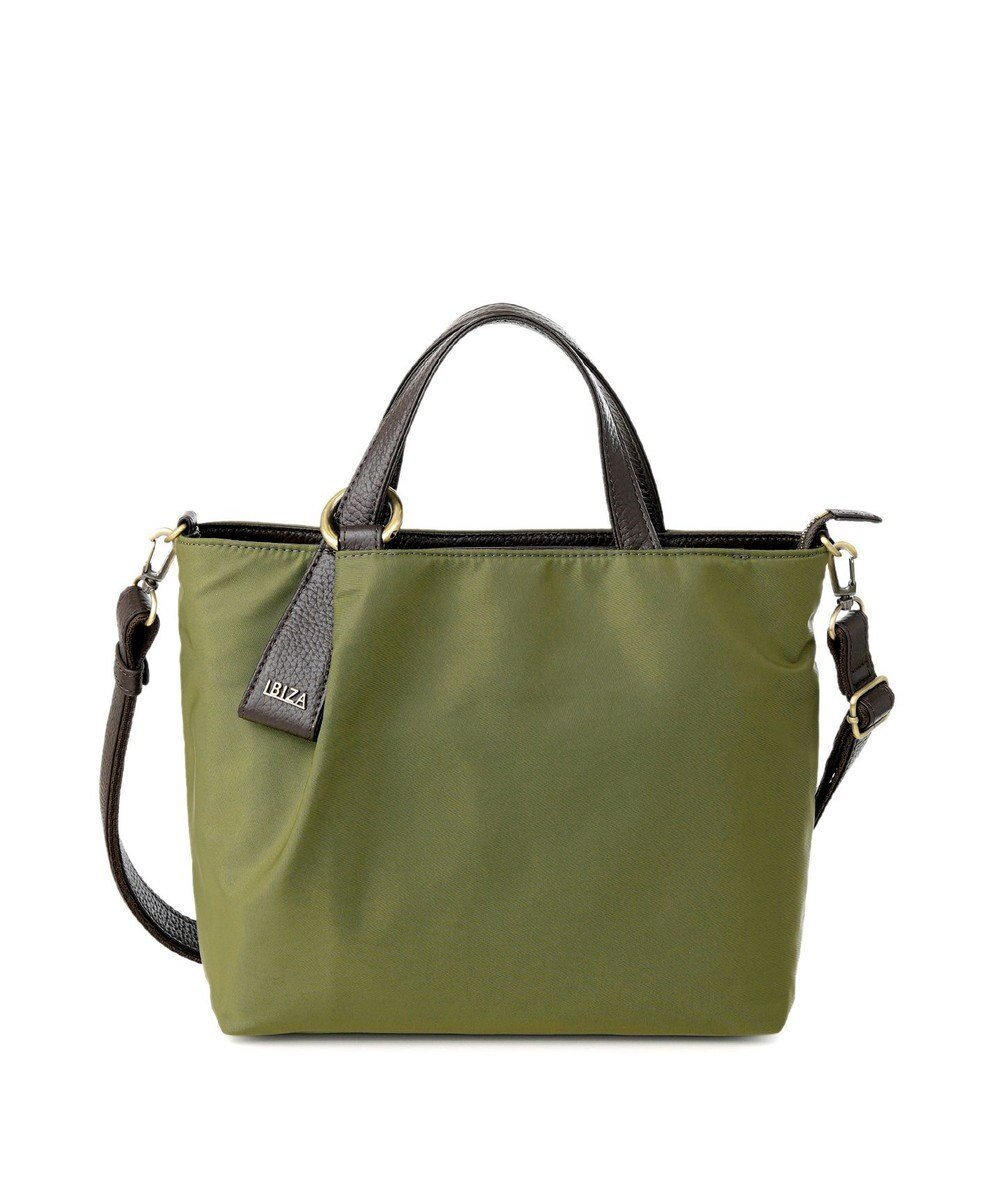 【イビサ/IBIZA】のディアリオ ナイロン 2WAYバッグ インテリア・キッズ・メンズ・レディースファッション・服の通販 founy(ファニー) 　ファッション　Fashion　レディースファッション　Fashion for Women　バッグ　Bags　ショルダー　Shoulder, Shoulder Strap　スマート　Smart, Elegant　ツイル　Twist, Twisted Detail　定番　Standard, Basic Item　人気　Popular, Best Seller　フィット　Fit, Slim Fit　フロント　Front, Front Design　ポケット　Pocket, Pocket Detail　マグネット　Magnet, Magnetic Closure　ワーク　Workwear, Utility Style　エレガント 上品　Elegant　カーキ|ID: prp329100004746138 ipo3291000000035529993