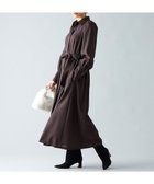 【自由区/JIYU-KU】の【洗える】ボリュームスリーブシャツ ドレス ダークブラウン系|ID: prp329100004746144 ipo3291000000034312437