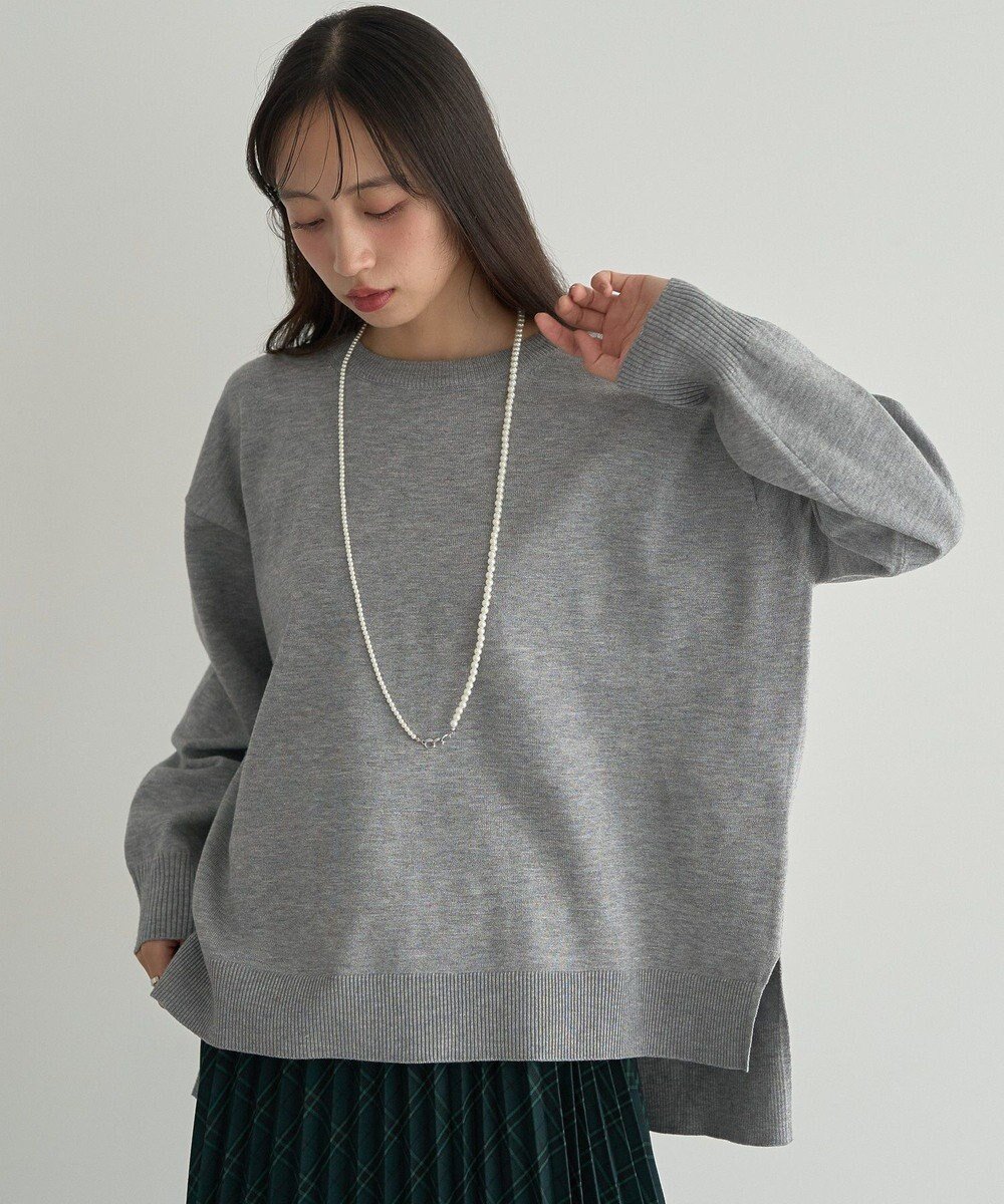 【アースミュージックアンドエコロジー/earth music&ecology】の【洗濯機洗い可】レンチング(TM)エコヴェロ(TM)(チュニック) インテリア・キッズ・メンズ・レディースファッション・服の通販 founy(ファニー) 　ファッション　Fashion　レディースファッション　Fashion for Women　ワンピース　Dresses　チュニック　Tunic Tops & Dresses　シンプル　Simple, Minimal　チュニック　Tunic, Long Top　ポケット　Pocket, Pocket Detail　洗える　Machine Washable　A/W・秋冬　Autumn/Winter　Gray Mixture|ID: prp329100004746156 ipo3291000000035699637