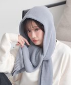 【アースミュージックアンドエコロジー/earth music&ecology】の【イージーケア】パウダーシャギーフーディーマフラー Gray|ID: prp329100004746171 ipo3291000000034312560