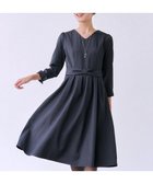 【ティアクラッセ/Tiaclasse】のリボンウエスト切替ワンピース ネイビー|ID: prp329100004746176 ipo3291000000035631889