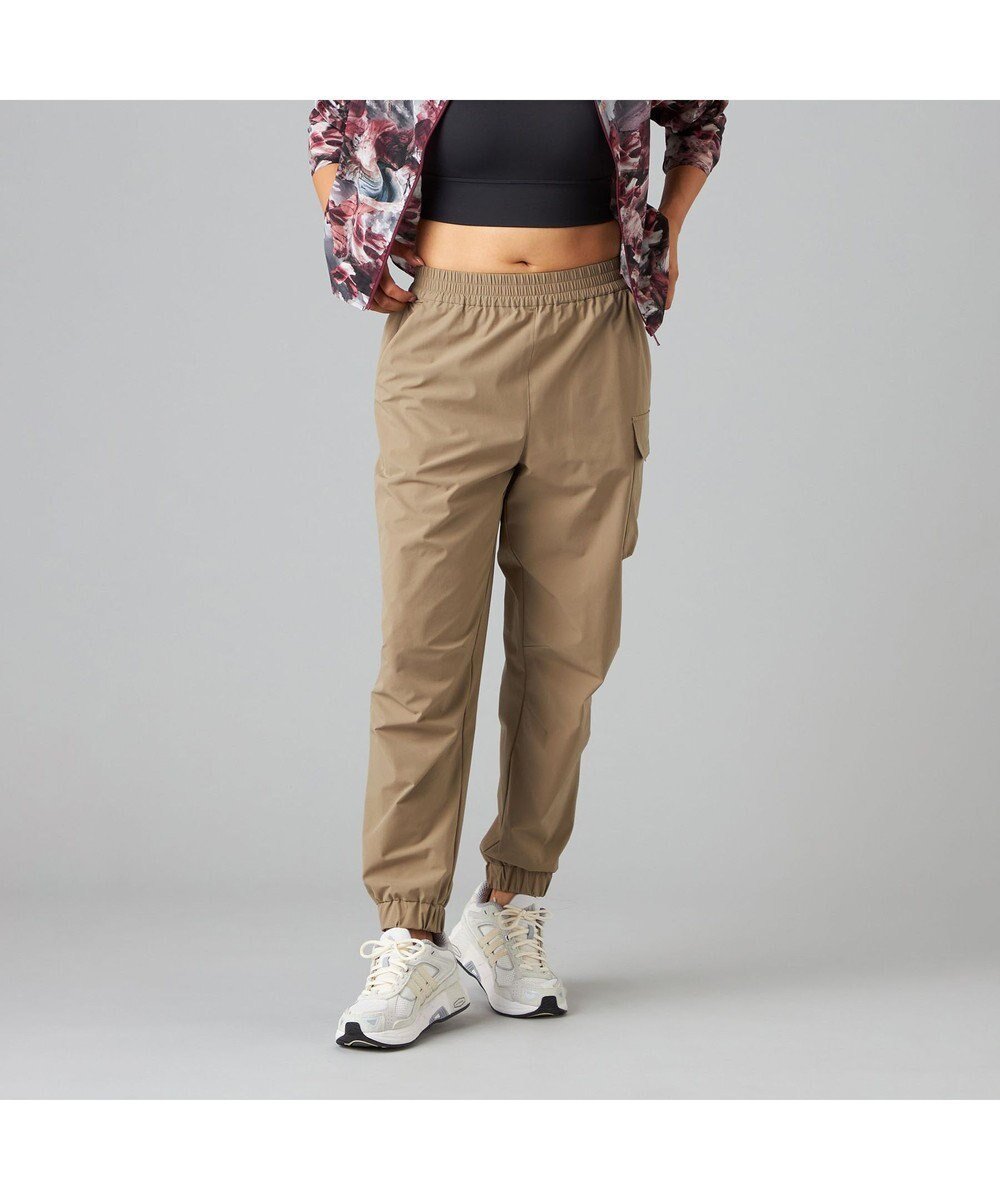 【チャコット/Chacott】のChacott BALANCE ダンサーズタフタジョガーパンツ インテリア・キッズ・メンズ・レディースファッション・服の通販 founy(ファニー) 　ファッション　Fashion　レディースファッション　Fashion for Women　パンツ　Pants & Trousers　アウトドア　Outdoor Clothing　カーゴパンツ　Cargo Pants, Utility Pants　軽量　Lightweight, Ultra Light　ストレッチ　Stretch, Stretchy Fabric　タフタ　Taffeta, Structured Fabric　パウダー　Powder, Soft Tone　ポケット　Pocket, Pocket Detail　ベージュ|ID: prp329100004746202 ipo3291000000034312719