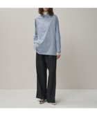 【エイトン/ATON】のCOTTON SILK LAWN オーバーサイズシャツ 人気、トレンドファッション・服の通販 founy(ファニー) ファッション Fashion レディースファッション Fashion for Women トップス・カットソー Cut & Sew Tops シャツ・ブラウス・オフィスカジュアル Elegant Blouses & Button-Ups インナー Innerwear シルク Silk, 100% Silk タートルネック Turtleneck, High Neck ドレープ Drape, Draping Fabric メンズ Men's, Menswear A/W・秋冬 Autumn/Winter thumbnail SAX|ID: prp329100004746212 ipo3291000000035565740