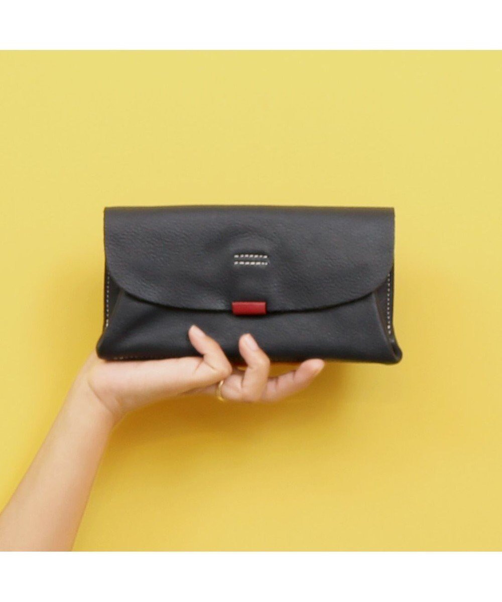 【アンビリオン/UNBILLION】のアトランタ ATLANTA / 牛革かぶせ長財布 インテリア・キッズ・メンズ・レディースファッション・服の通販 founy(ファニー) ファッション Fashion レディースファッション Fashion for Women ミニ財布・二つ折り財布 Wallets & Card Cases シンプル Simple, Minimal 財布 Wallet, Purse ネイビー|ID: prp329100004746221 ipo3291000000034312818