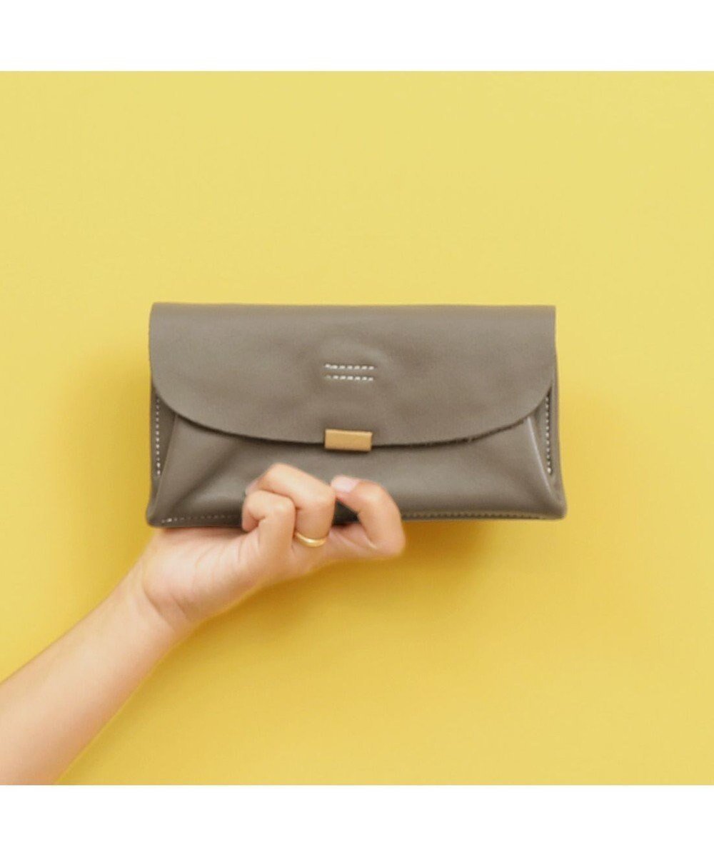 【アンビリオン/UNBILLION】のアトランタ ATLANTA / 牛革かぶせ長財布 インテリア・キッズ・メンズ・レディースファッション・服の通販 founy(ファニー) ファッション Fashion レディースファッション Fashion for Women ミニ財布・二つ折り財布 Wallets & Card Cases シンプル Simple, Minimal 財布 Wallet, Purse GY|ID: prp329100004746221 ipo3291000000034312829