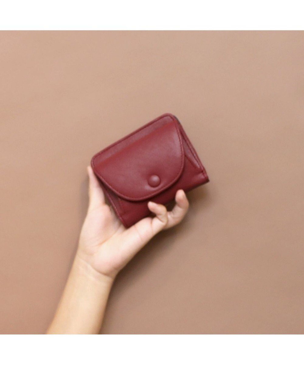 【アンビリオン/UNBILLION】のアトランタ ATLANTA / 牛革二つ折り財布 インテリア・キッズ・メンズ・レディースファッション・服の通販 founy(ファニー) ファッション Fashion レディースファッション Fashion for Women ミニ財布・二つ折り財布 Wallets & Card Cases コンパクト Compact, Small Size シンプル Simple, Minimal 財布 Wallet, Purse レッド|ID: prp329100004746227 ipo3291000000034312861