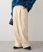 【グリーンパークス/Green Parks】の太畝コーデュロイカラーパンツ 人気、トレンドファッション・服の通販 founy(ファニー) ファッション Fashion レディースファッション Fashion for Women パンツ Pants & Trousers おすすめ Recommended / Our Picks コーデュロイ Corduroy, Cord Fabric フォルム Silhouette, Form ポケット Pocket, Pocket Detail ループ Loop, Loop Knit ワイド Wide, Wide Fit A/W・秋冬 Autumn/Winter thumbnail Ivory|ID: prp329100004746238 ipo3291000000035395556