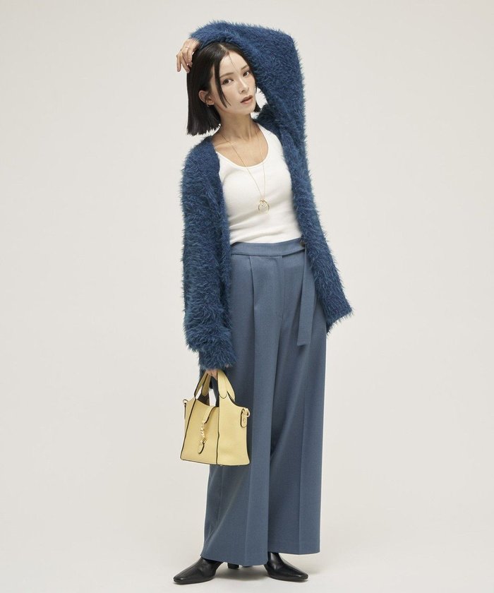 【イェッカ ヴェッカ/YECCA VECCA】の金釦アクセントベルトワイドパンツ インテリア・キッズ・メンズ・レディースファッション・服の通販 founy(ファニー) https://founy.com/ ファッション Fashion レディースファッション Fashion for Women パンツ Pants & Trousers ベルト&ウエストマーク Belts & Waist Accessories おすすめ Recommended / Our Picks ストレッチ Stretch, Stretchy Fabric ツイル Twist, Twisted Detail フィット Fit, Slim Fit ポケット Pocket, Pocket Detail ワイド Wide, Wide Fit A/W・秋冬 Autumn/Winter |ID: prp329100004746243 ipo3291000000035627386