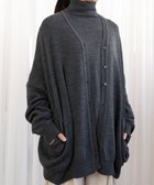 【ムーク/muuc】のエクストラファインメリノ・V襟オーバーサイズカーディガン グレー|ID: prp329100004746244 ipo3291000000034312969