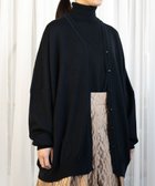 【ムーク/muuc】のエクストラファインメリノ・V襟オーバーサイズカーディガン ブラック|ID: prp329100004746244 ipo3291000000034312971