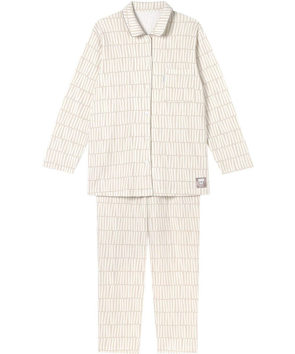 【ワコール 睡眠科学/wacoal suimin】のパジャマ 綿100%(本体) あったか SOU・SOU(R) 長袖 長ズボン レディース YDW480 睡眠科学/ワコール インテリア・キッズ・メンズ・レディースファッション・服の通販 founy(ファニー) ファッション Fashion レディースファッション Fashion for Women トップス・カットソー Cut & Sew Tops パジャマ Pajamas, Sleepwear プリント Print, Printed Pattern ボトム Bottoms, Lower Wear 長袖 Long Sleeve, Full Sleeve ベージュ|ID: prp329100004746250 ipo3291000000034313001