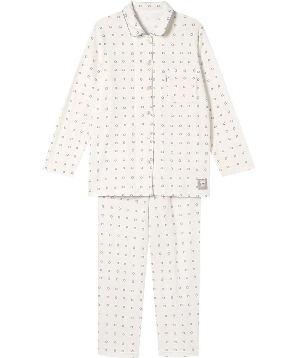 【ワコール 睡眠科学/wacoal suimin】のパジャマ 綿100%(本体) あったか SOU・SOU(R) 長袖 長ズボン レディース YDW480 睡眠科学/ワコール インテリア・キッズ・メンズ・レディースファッション・服の通販 founy(ファニー) 　ファッション　Fashion　レディースファッション　Fashion for Women　トップス・カットソー　Cut & Sew Tops　パジャマ　Pajamas, Sleepwear　プリント　Print, Printed Pattern　ボトム　Bottoms, Lower Wear　長袖　Long Sleeve, Full Sleeve　アイボリー|ID: prp329100004746250 ipo3291000000035631922