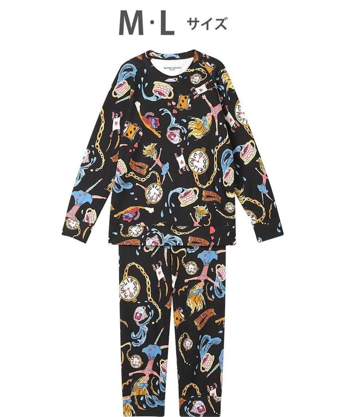 【ツモリチサト スリープ/tsumori chisato SLEEP】のツモリチサト パジャマ 綿混(本体) あったか 長袖 長ズボン レディース UDW400 /ワコール インテリア・キッズ・メンズ・レディースファッション・服の通販 founy(ファニー) https://founy.com/ ファッション Fashion レディースファッション Fashion for Women トップス・カットソー Cut & Sew Tops ジャカード／ジャガード Jacquard, Woven Pattern スリーブ Sleeve, Long Sleeve / Short Sleeve ダブル Double, Double-Breasted パジャマ Pajamas, Sleepwear ボトム Bottoms, Lower Wear 長袖 Long Sleeve, Full Sleeve |ID: prp329100004746252 ipo3291000000035631937