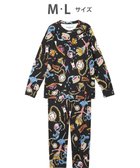 【ツモリチサト スリープ/tsumori chisato SLEEP】のツモリチサト パジャマ 綿混(本体) あったか 長袖 長ズボン レディース UDW400 /ワコール ブラック|ID: prp329100004746252 ipo3291000000035631939