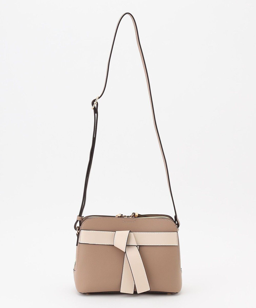 【ラ バガジェリー/LA BAGAGERIE】の【maison vert】 【超軽量・多収納】バイカラーリボンショルダーバッグ インテリア・キッズ・メンズ・レディースファッション・服の通販 founy(ファニー) ファッション Fashion レディースファッション Fashion for Women バッグ Bags スマホ Smartphone, Mobile Device ハンカチ Handkerchief, Hanky ポケット Pocket, Pocket Detail マグネット Magnet, Magnetic Closure リボン Ribbon, Bow ワンポイント One Point, Statement Accent エレガント 上品 Elegant 日傘 Parasol, UV Umbrella 軽量 Lightweight, Ultra Light グレージュ|ID: prp329100004746271 ipo3291000000034313105