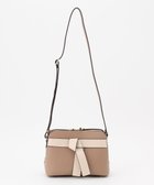 【ラ バガジェリー/LA BAGAGERIE】の【maison vert】 【超軽量・多収納】バイカラーリボンショルダーバッグ グレージュ|ID: prp329100004746271 ipo3291000000035699591