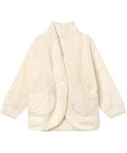 【ツモリチサト スリープ/tsumori chisato SLEEP】のツモリチサト ローブ フリ-ス素材(本体) あったか 長袖 ルームウェア レディース URW430 /ワコール アイボリー|ID: prp329100004746286 ipo3291000000035631982