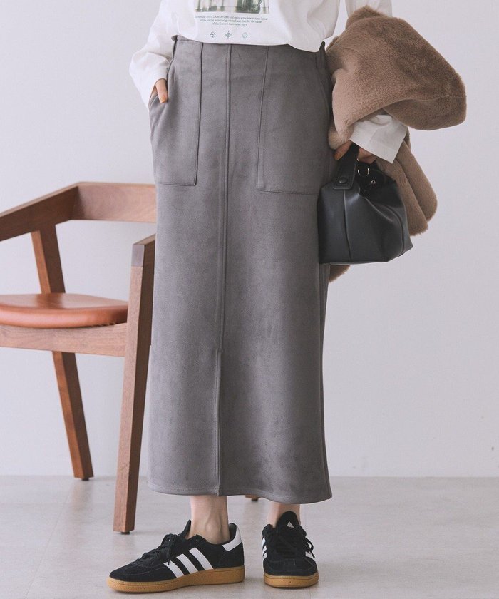 【アメリカンホリック/AMERICAN HOLIC】のヌバック調スカート インテリア・キッズ・メンズ・レディースファッション・服の通販 founy(ファニー) https://founy.com/ ファッション Fashion レディースファッション Fashion for Women スカート Skirts バッグ Bags アメリカン American Style スタイリッシュ Stylish, Fashionable バランス Balance, Style Balance ポケット Pocket, Pocket Detail A/W・秋冬 Autumn/Winter おすすめ Recommended / Our Picks エレガント 上品 Elegant |ID: prp329100004746291 ipo3291000000034313202