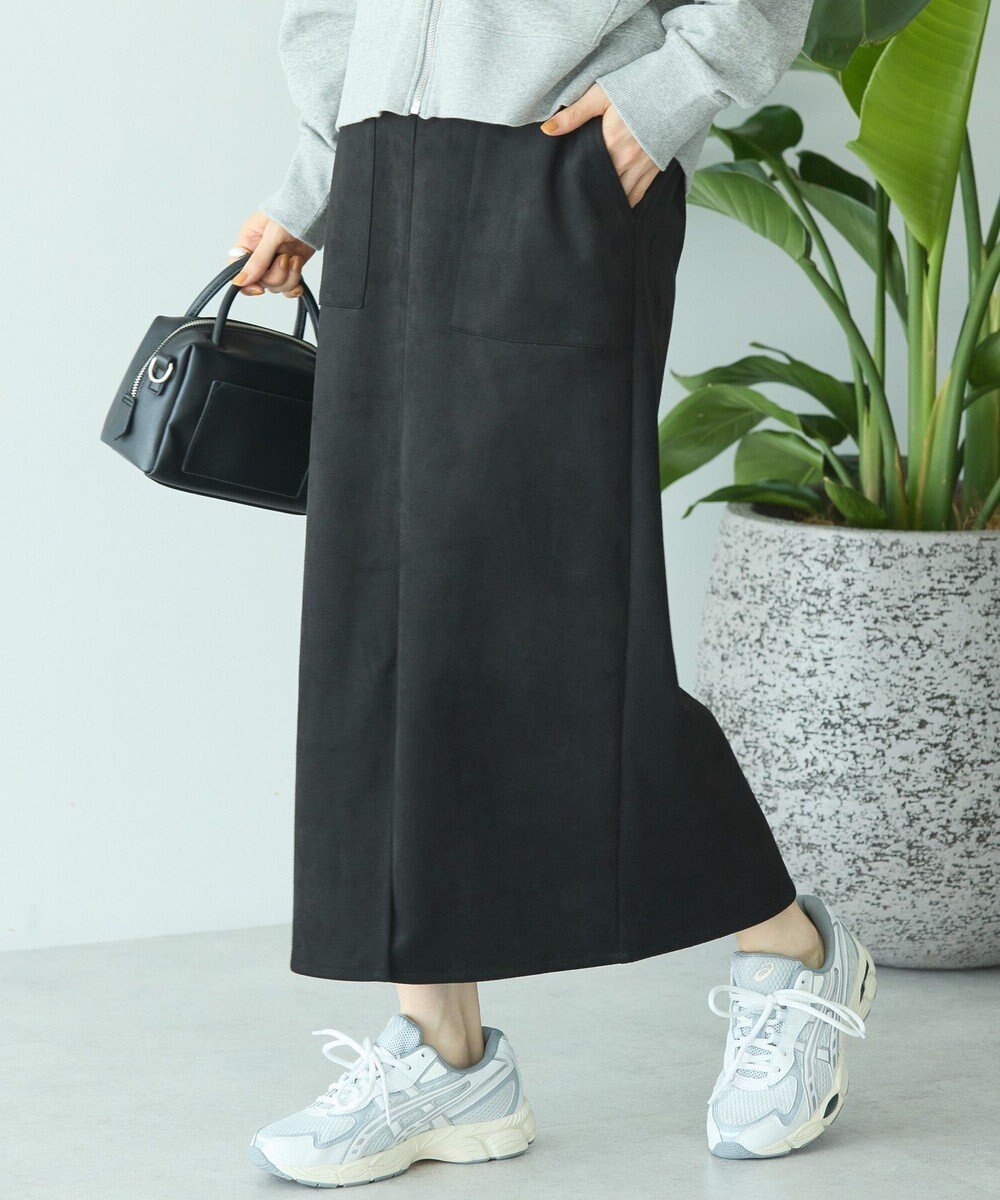 【アメリカンホリック/AMERICAN HOLIC】のヌバック調スカート インテリア・キッズ・メンズ・レディースファッション・服の通販 founy(ファニー) ファッション Fashion レディースファッション Fashion for Women スカート Skirts バッグ Bags アメリカン American Style スタイリッシュ Stylish, Fashionable バランス Balance, Style Balance ポケット Pocket, Pocket Detail A/W・秋冬 Autumn/Winter おすすめ Recommended / Our Picks エレガント 上品 Elegant Black|ID: prp329100004746291 ipo3291000000034313205