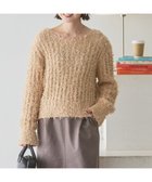 【アメリカンホリック/AMERICAN HOLIC】のリボンヤーンニットプルオーバー Beige|ID: prp329100004746302 ipo3291000000034313264