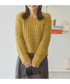【アメリカンホリック/AMERICAN HOLIC】のリボンヤーンニットプルオーバー Mustard|ID: prp329100004746302 ipo3291000000034313265