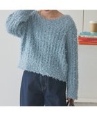 【アメリカンホリック/AMERICAN HOLIC】のリボンヤーンニットプルオーバー Grayish Blue|ID: prp329100004746302 ipo3291000000034313266