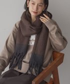 【アメリカンホリック/AMERICAN HOLIC】のバイカラーシャギーマフラー Brown|ID: prp329100004746311 ipo3291000000034313304