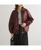 【グリーンパークス/Green Parks】の・ELENCARE DUE フェイクレザーブルゾン 人気、トレンドファッション・服の通販 founy(ファニー) ファッション Fashion レディースファッション Fashion for Women アウター Coat / Outerwear Collection レディースジャケット・軽アウター Jackets ブルゾンジャケット・スポーティアウター Blouson Jackets ギャザー Gathered, Ruffled クラシカル Classical, Vintage-Inspired ジャケット Jacket, Outerwear スリーブ Sleeve, Long Sleeve / Short Sleeve フェイクレザー Faux Leather, PU Leather フラップ Flap, Flap Pocket ブルゾン Blouson, Bomber Jacket ヘムライン Hemline, Bottom Cut ポケット Pocket, Pocket Detail マニッシュ Mannish, Boyish ヴィンテージ Vintage Style 今季 This Season, Current Season A/W・秋冬 Autumn/Winter thumbnail Bordeaux|ID: prp329100004746322 ipo3291000000034545154