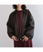 【グリーンパークス/Green Parks】の・ELENCARE DUE フェイクレザーブルゾン Brown|ID: prp329100004746322 ipo3291000000035565862