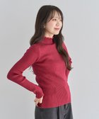 【グリーンパークス/Green Parks】の・ANDSEARCH メランジリブハイネックニット 人気、トレンドファッション・服の通販 founy(ファニー) ファッション Fashion レディースファッション Fashion for Women トップス・カットソー Cut & Sew Tops ニット Knit Tops & Sweaters おすすめ Recommended / Our Picks セーター Sweater, Knitwear ハイネック High Neck, Mock Neck フィット Fit, Slim Fit ポケット Pocket, Pocket Detail A/W・秋冬 Autumn/Winter thumbnail Red|ID: prp329100004746324 ipo3291000000034313373
