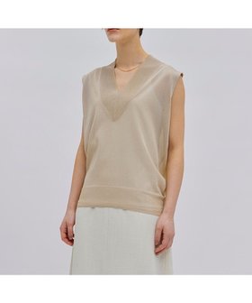 【ベイジ,/BEIGE,】 【洗える】RIOU / ニットトップス人気、トレンドファッション・服の通販 founy(ファニー) ファッション Fashion レディースファッション Fashion for Women トップス・カットソー Cut & Sew Tops ニット Knit Tops & Sweaters アンサンブル Ensemble Set カーディガン Cardigan, Knitwear シアー Sheer, See-Through セーター Sweater, Knitwear エレガント 上品 Elegant 夏 Summer S/S・春夏 SS, Spring/Summer, Warm Season 洗える Machine Washable A/W・秋冬 Autumn/Winter |ID:prp329100004746331