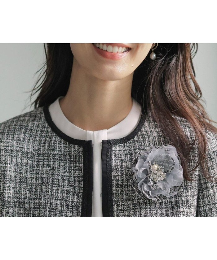 【ジェイ プレス/J.PRESS】のツイード コサージュ インテリア・キッズ・メンズ・レディースファッション・服の通販 founy(ファニー) https://founy.com/ ファッション Fashion レディースファッション Fashion for Women おすすめ Recommended / Our Picks アクセサリー Fashion Accessories ジャケット Jacket, Outerwear ストーン Stone, Gem-Like セレモニー Ceremony ツイード Twill, Twill Weave パール Pearl, Pearl Accent フォルム Silhouette, Form フラワー Flower, Floral ブローチ Brooch, Pin Brooch エレガント 上品 Elegant |ID: prp329100004746816 ipo3291000000034318728