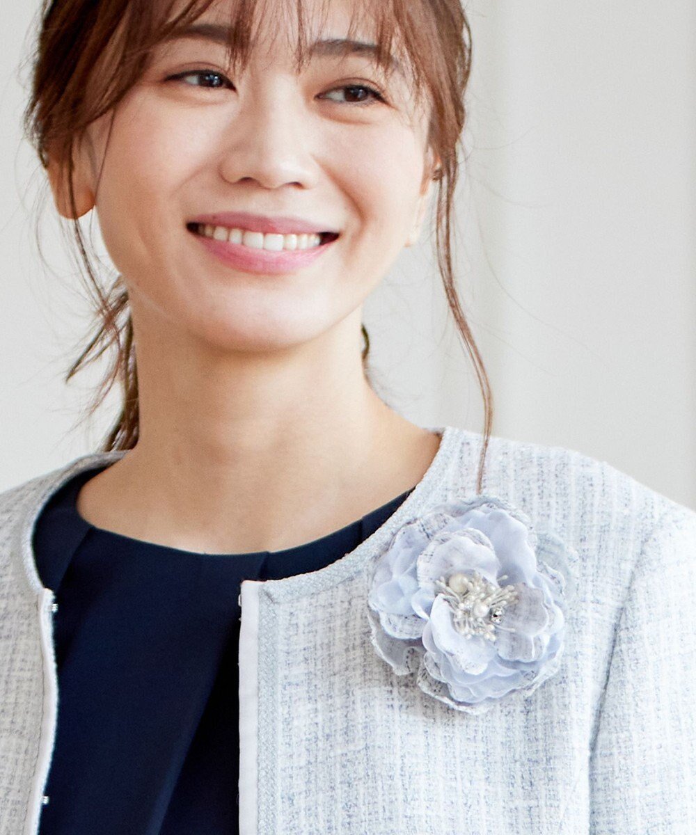 【ジェイ プレス/J.PRESS】のツイード コサージュ インテリア・キッズ・メンズ・レディースファッション・服の通販 founy(ファニー) ファッション Fashion レディースファッション Fashion for Women おすすめ Recommended / Our Picks アクセサリー Fashion Accessories ジャケット Jacket, Outerwear ストーン Stone, Gem-Like セレモニー Ceremony ツイード Twill, Twill Weave パール Pearl, Pearl Accent フォルム Silhouette, Form フラワー Flower, Floral ブローチ Brooch, Pin Brooch エレガント 上品 Elegant ライトグレー系|ID: prp329100004746816 ipo3291000000034318734