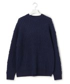 【ジェイプレスヨークストリート/J.PRESS YORK STREET】の【UNISEX】アランケーブル クルーネック ニット 人気、トレンドファッション・服の通販 founy(ファニー) ファッション Fashion レディースファッション Fashion for Women トップス・カットソー Cut & Sew Tops ニット Knit Tops & Sweaters アクリル Acrylic Material シンプル Simple, Minimal スニーカー Sneakers, Trainers スリーブ Sleeve, Long Sleeve / Short Sleeve センター Center, Center Line セーター Sweater, Knitwear デニム Denim, Jeans Material 定番 Standard, Basic Item ユニセックス Unisex, Genderless ワイド Wide, Wide Fit 冬 Winter / This Winter A/W・秋冬 Autumn/Winter thumbnail ネイビー系|ID: prp329100004747146 ipo3291000000034321994