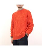 【ジェイプレスヨークストリート/J.PRESS YORK STREET】の【UNISEX】アランケーブル クルーネック ニット 人気、トレンドファッション・服の通販 founy(ファニー) ファッション Fashion レディースファッション Fashion for Women トップス・カットソー Cut & Sew Tops ニット Knit Tops & Sweaters アクリル Acrylic Material シンプル Simple, Minimal スニーカー Sneakers, Trainers スリーブ Sleeve, Long Sleeve / Short Sleeve センター Center, Center Line セーター Sweater, Knitwear デニム Denim, Jeans Material 定番 Standard, Basic Item ユニセックス Unisex, Genderless ワイド Wide, Wide Fit 冬 Winter / This Winter A/W・秋冬 Autumn/Winter thumbnail オレンジ系|ID: prp329100004747146 ipo3291000000034485444