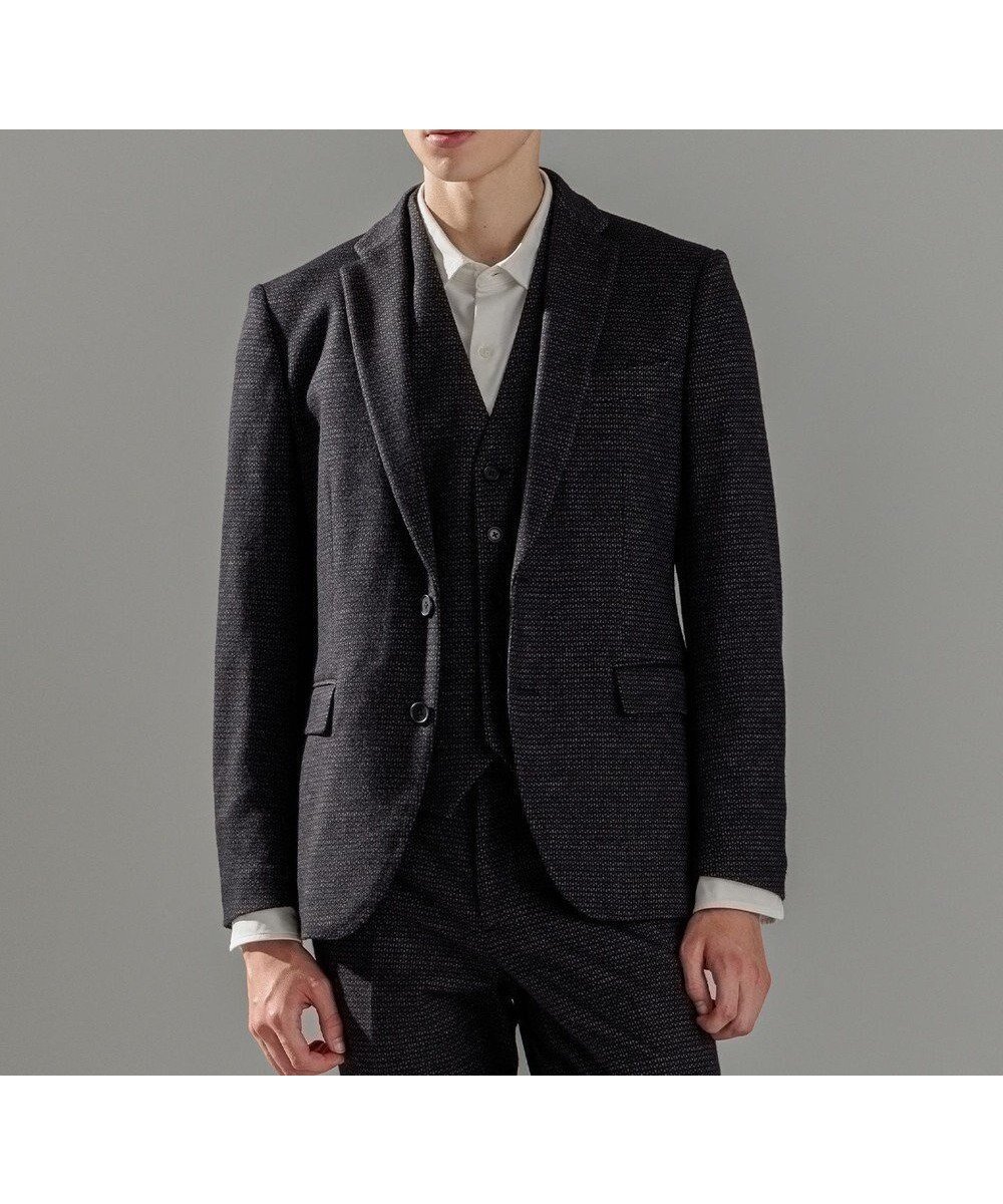 【ジョゼフ オム/JOSEPH HOMME / MEN】の【LEON 11月号掲載】ドビージャージー ジャケット インテリア・キッズ・メンズ・レディースファッション・服の通販 founy(ファニー) 　ファッション　Fashion　メンズファッション　Fashion for Men　アウター　Men's Coats Outerwear　テーラードジャケット　Tailored Jackets & Blazers　軽量　Lightweight, Ultra Light　11月号　November Issue　シェイプ　Shape, Slim Fit　ジャケット　Jacket, Outerwear　ストレッチ　Stretch, Stretchy Fabric　センター　Center, Center Line　雑誌　Magazine, Fashion Magazine　フラップ　Flap, Flap Pocket　ベーシック　Basic, Essential　ポケット　Pocket, Pocket Detail　A/W・秋冬　Autumn/Winter　ビジネス 仕事 通勤　Business / Work / Commuting　グレー系|ID: prp329100004747160 ipo3291000000034322059